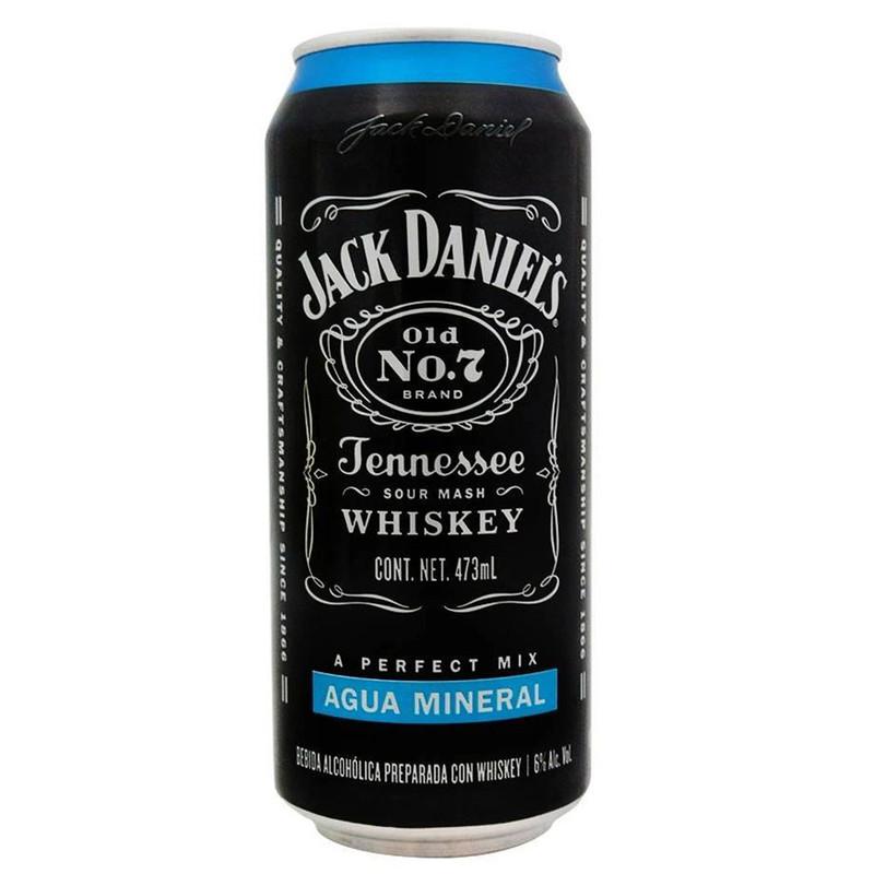 JACK DANIELS/ AGUA MINERAL LATA 473 ML