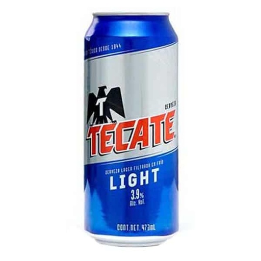 CERVEZA TECATE LIGHT LT 473 ML