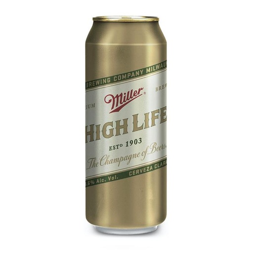CERVEZA MILLER HIGH LIFE LATA 710 ML