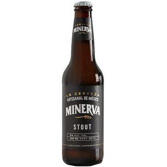 CERVEZA MINERVA STOUT IMP 355 ML
