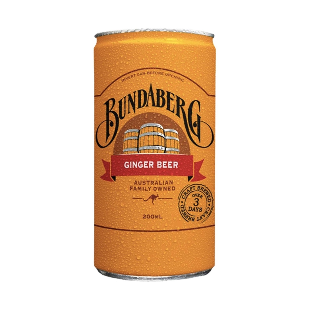 CERVEZA BUNDABERG GINGER BEER LT 200 ML