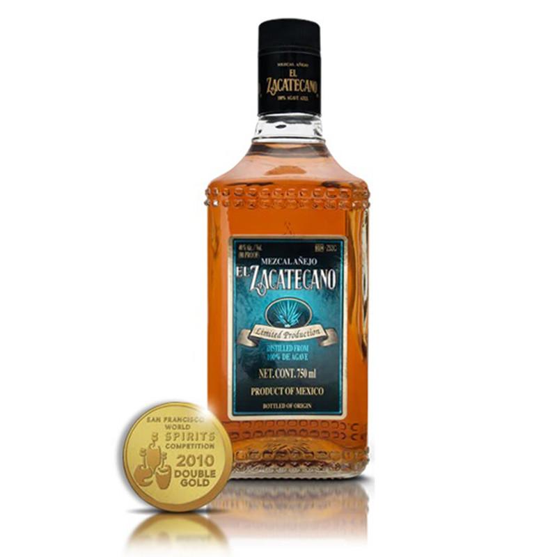 MEZCAL EL ZACATECANO AÑEJO 750 ML