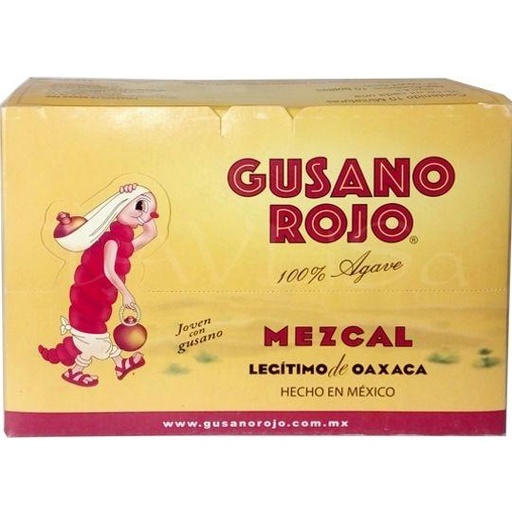 MEZCAL PAQ MEZCAL GUSANO ROJO C/5 MINIS VARIAS MINI