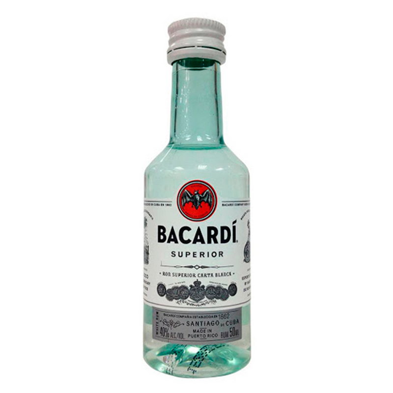 RON BACARDI CARTA BLANCA MINI