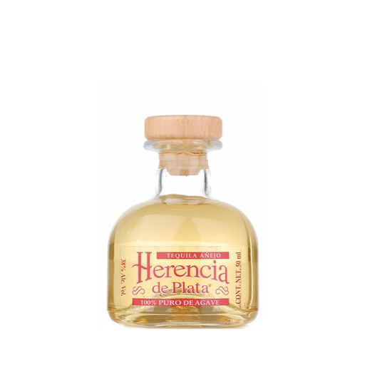 TEQUILA HERENCIA DE PLATA AÑEJO MINI