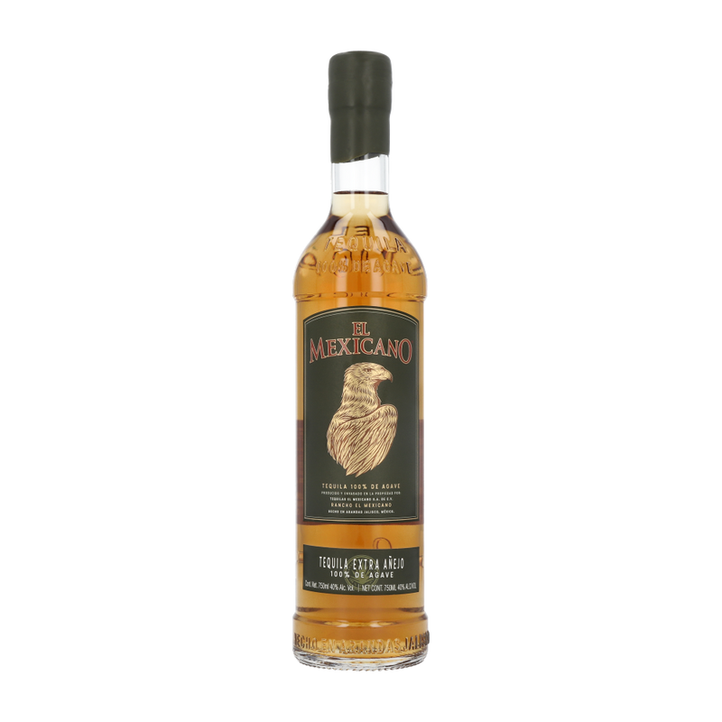 TEQUILA EL MEXICANO EXTRA AÑEJO 750 ML