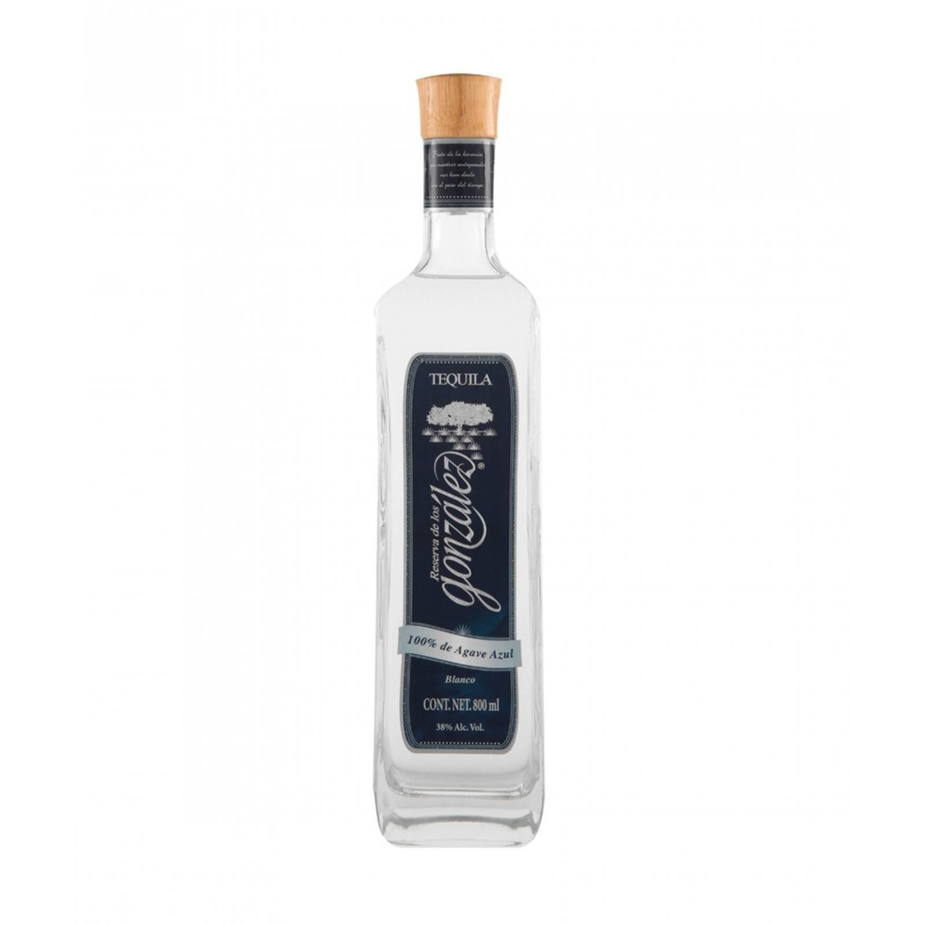 TEQUILA RESERVA DE LOS GONZALEZ BLANCO 800 ML