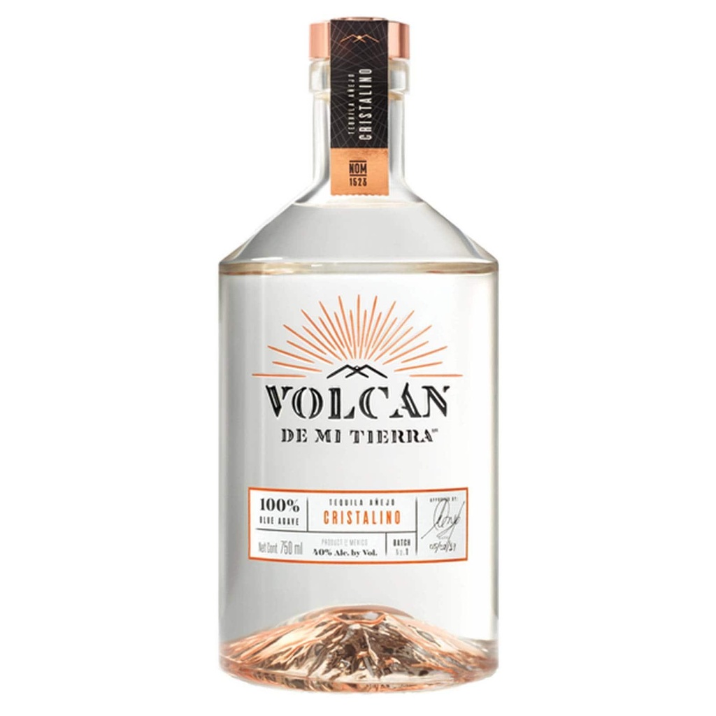 TEQUILA VOLCAN DE MI TIERRA AÑEJO CRISTALINO 750 ML