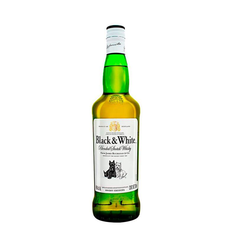 WHISKY BLACK AND WHITE 200 ML