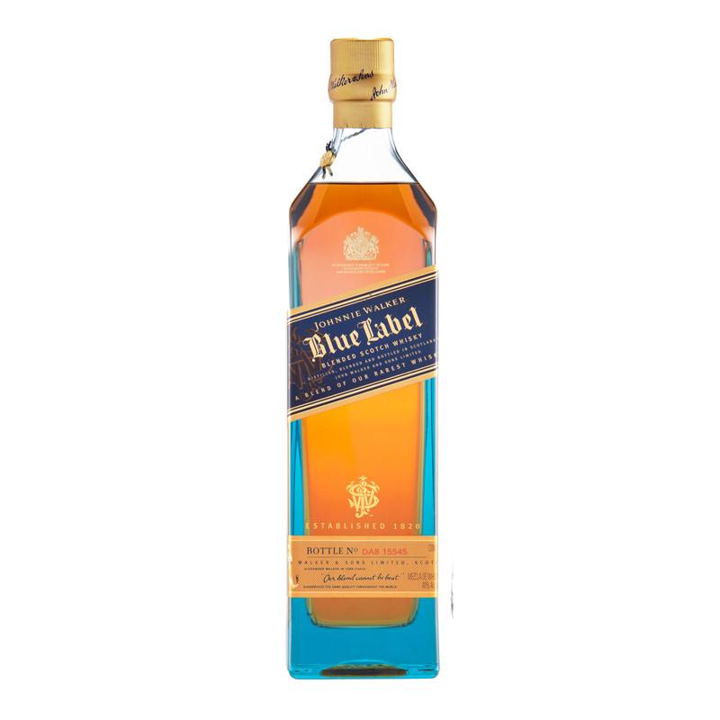 WHISKY JOHNNIE WALKER ETIQUETA AZUL 750 ML