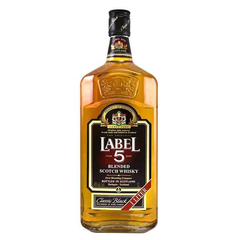 WHISKY LABEL 5 1 L