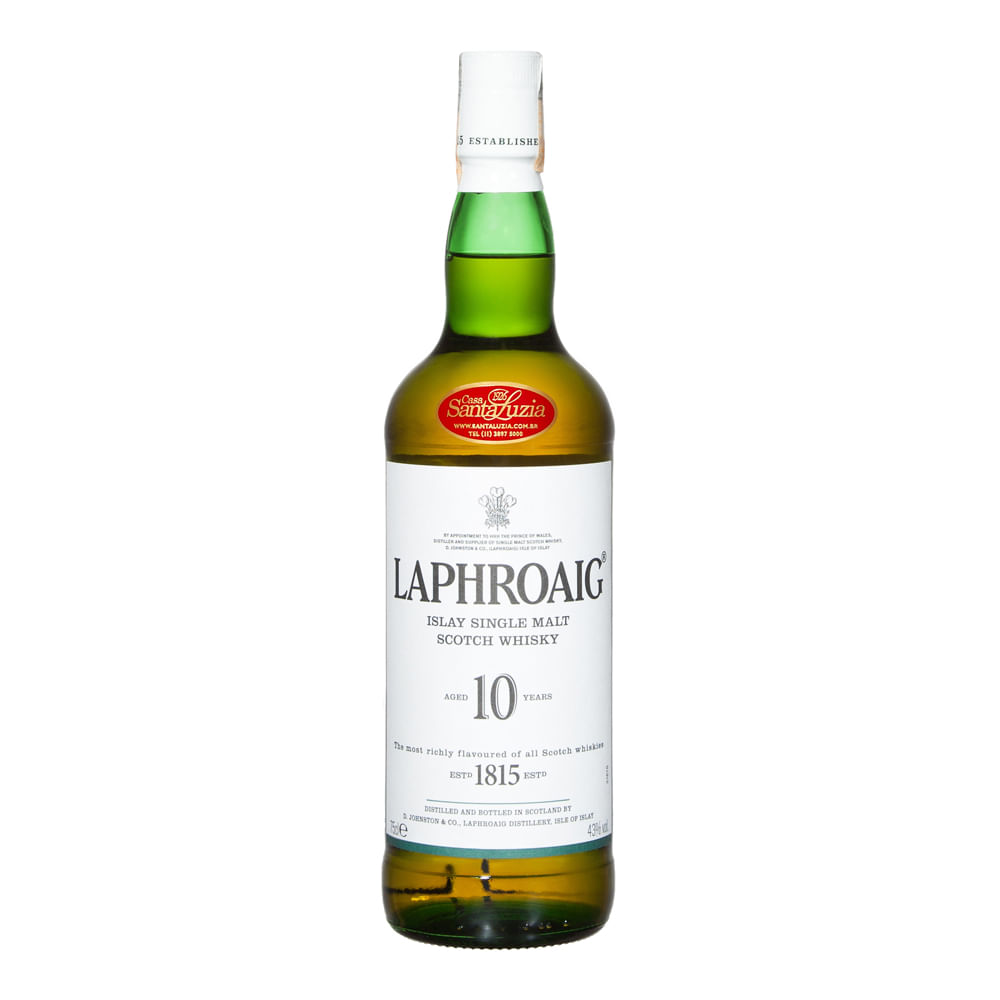 WHISKY LAPHORAIG 10 AÑOS 750 ML