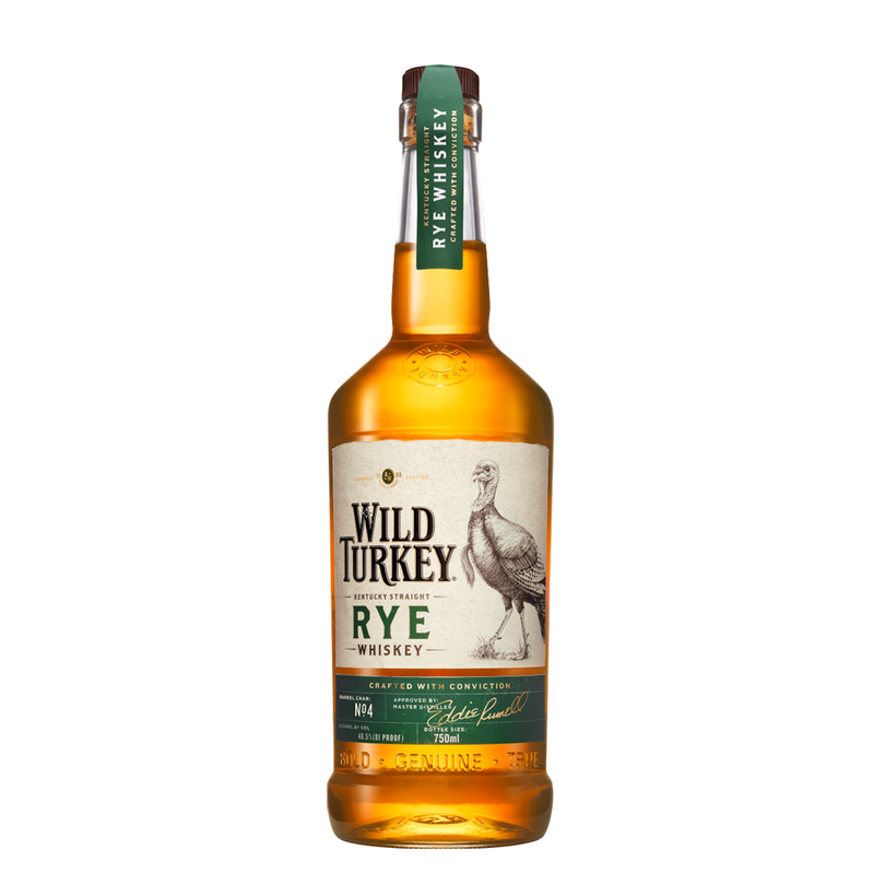WHISKY BOURBON WILD TURKEY RYE (CENTENO) 750 ML