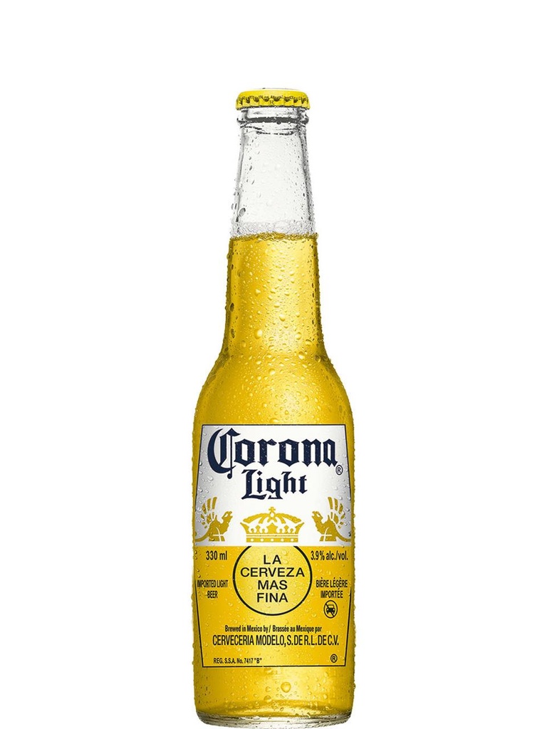 CERVEZA CERVEZA CORONA LIGHT BOTELLA 355 ML