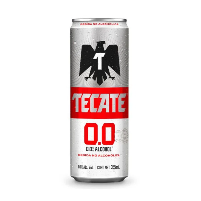 CERVEZA CERVEZA TECATE CERO 0.0 LATA 355 ML