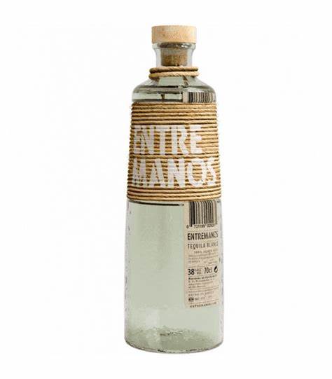 TEQUILA ENTREMANOS BLANCO 700 ML