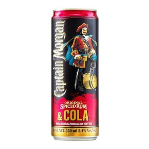 [RTD-01858] CAPTAIN MORGAN/COLA LT 350 ML
