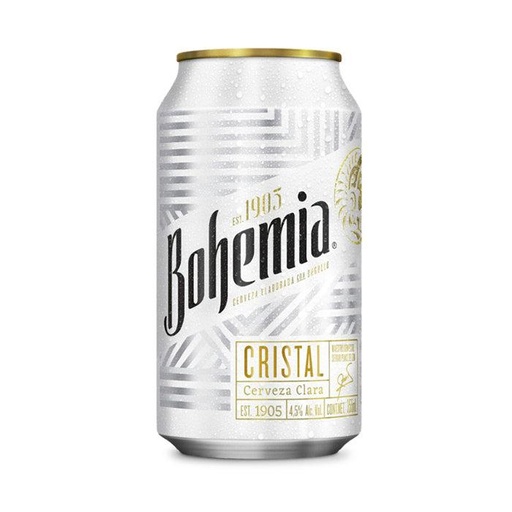 [CER-01982] CERVEZA BOHEMIA CRISTAL LT 355 ML