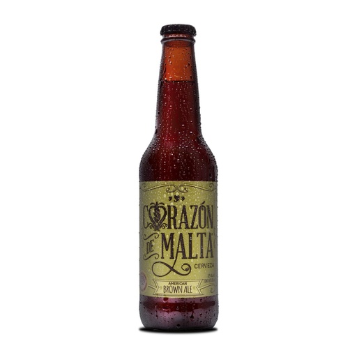 [CER-02034] CERVEZA CORAZON DE MALTA AMERICAN BROWN ALE 355 ML