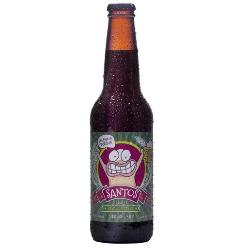 [CER-02038] CERVEZA CORAZON DE MALTA SANTOS IRISH STOUT 355 ML