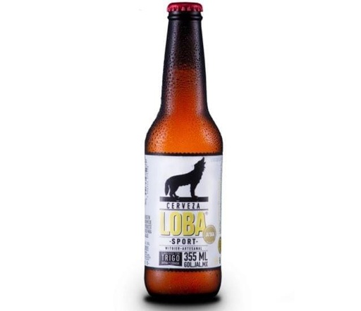 [CER-02051] CERVEZA LOBA SPORT BOTELLA 355 ML