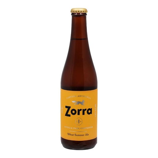 [CER-02076] CERVEZA ZORRA WHEAT SUMMER ALE BOTELLA 355 ML