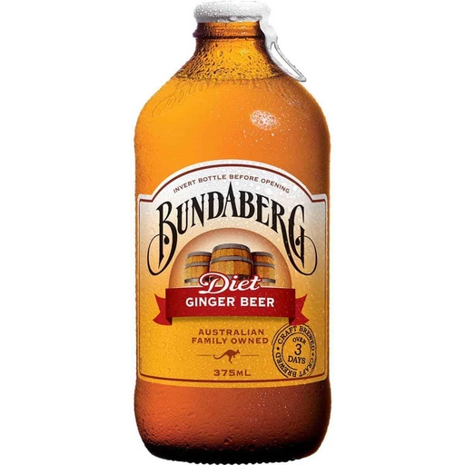 [CER-02083] CERVEZA BUNDABERG GINGER BEER DIET BT 375 ML