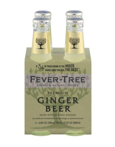 [BNA-02241] FEVER-TREE GINGER BEER 4 PACK 200 ML