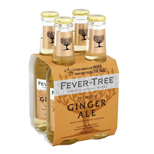 [BNA-02242] FEVER-TREE GINGER ALE 4 PACK 200 ML