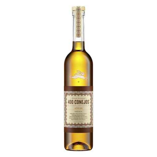 [MEZ-02383] MEZCAL 400 CONEJOS AÑEJO 750 ML
