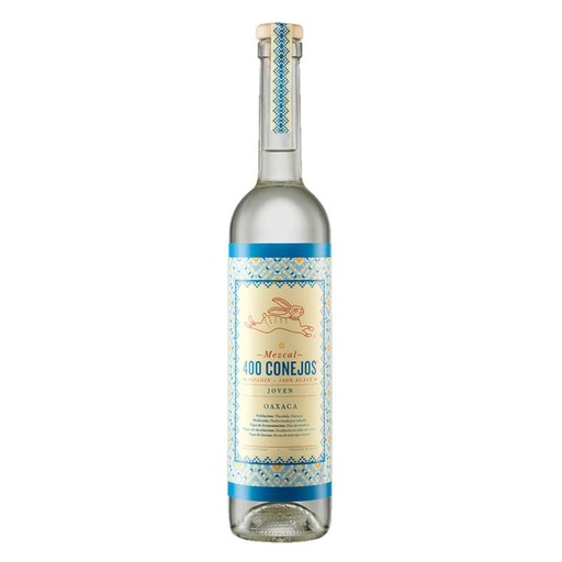 [MEZ-02386] MEZCAL 400 CONEJOS JOVEN 200 ML