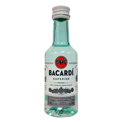 [RON-02535] RON BACARDI CARTA BLANCA MINI
