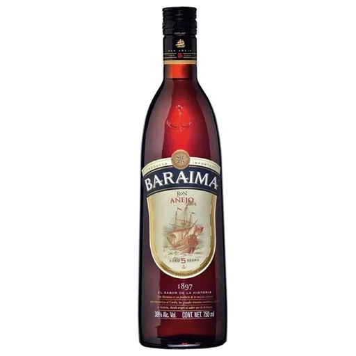 [RON-02680] RON BARAIMA AÑEJO 5 AÑOS 750 ML