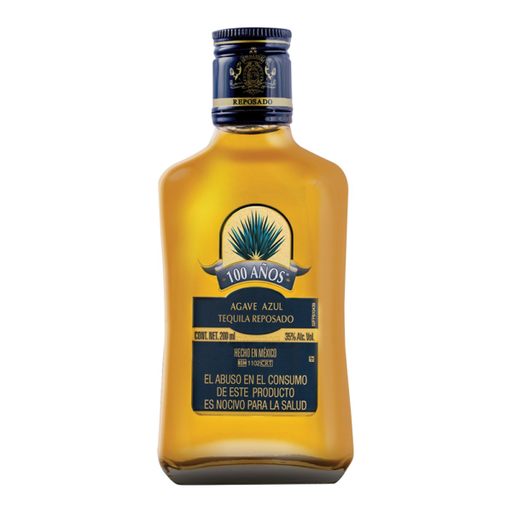 [TEQ-02736] TEQUILA 100 AÑOS ETIQUETA AZUL REPOSADO 200 ML