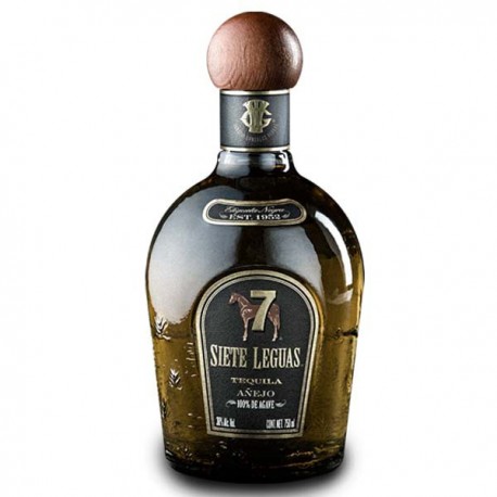 [TEQ-02756] TEQUILA 7 LEGUAS ETIQUETA NEGRA AÑEJO 375 ML