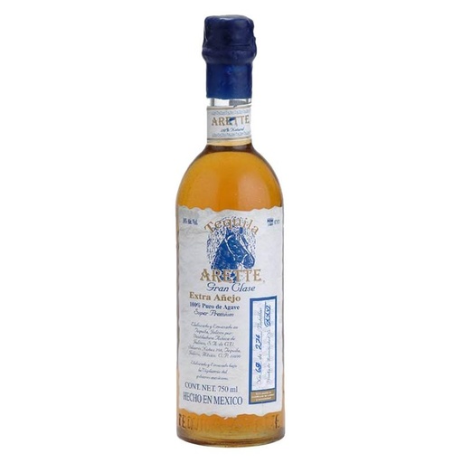 [TEQ-02777] TEQUILA ARETTE GRAN CLASE EXTRA AÑEJO 750 ML