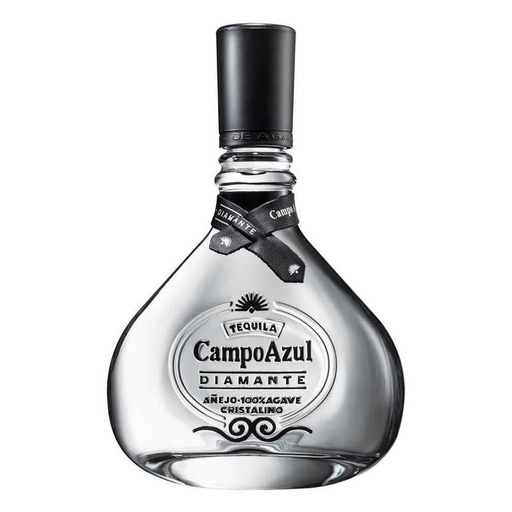 [TEQ-02799] TEQUILA CAMPO AZUL CRISTALINO AÑEJO 750 ML