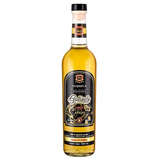 [TEQ-02941] TEQUILA HACIENDA GALINDO AÑEJO 750 ML