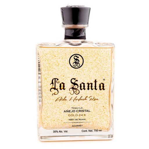 [TEQ-03006] TEQUILA LA SANTA AÑEJO CRISTAL 750 ML