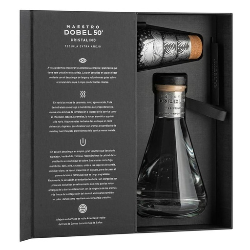 [TEQ-03022] TEQUILA MAESTRO DOBEL 50 CRISTALINO ONORA 750 ML