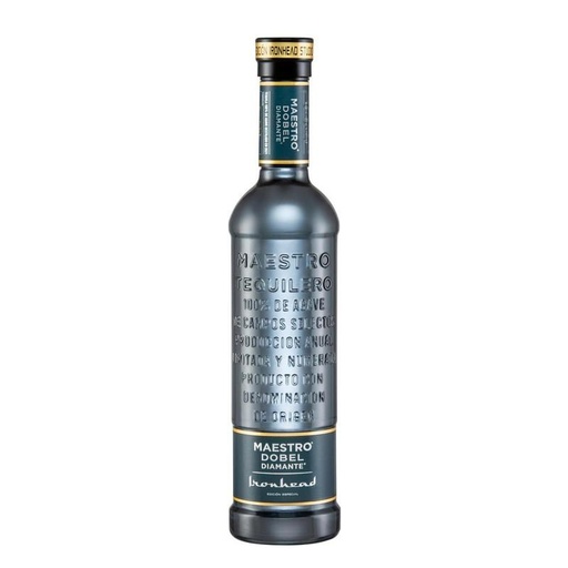 [TEQ-03032] TEQUILA MAESTRO DOBEL DIAMANTE IRONHEAD 700 ML