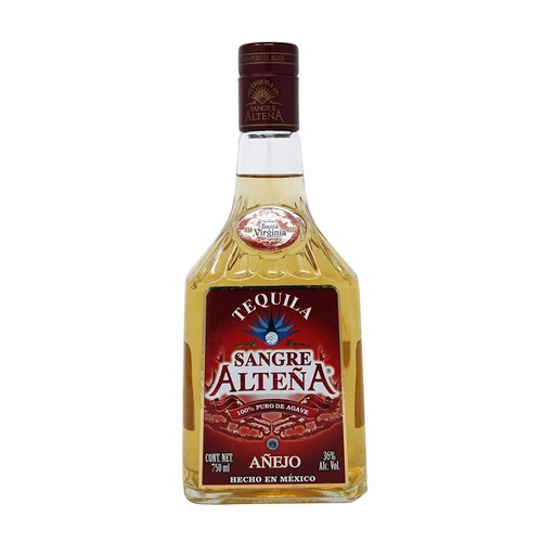 [TEQ-03109] TEQUILA SANGRE ALTEÑA EXTRA AÑEJO 750 ML