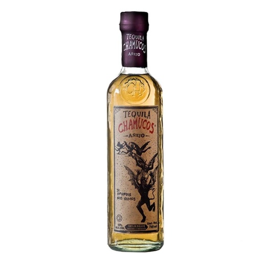 [TEQ-03229] TEQUILA CHAMUCOS AÑEJO 750 ML
