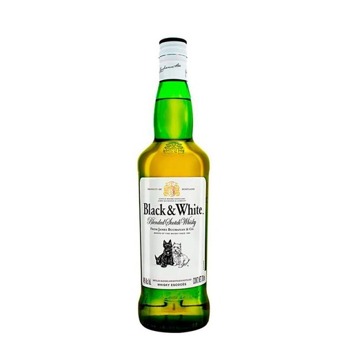 [WHI-03400] WHISKY BLACK AND WHITE 200 ML