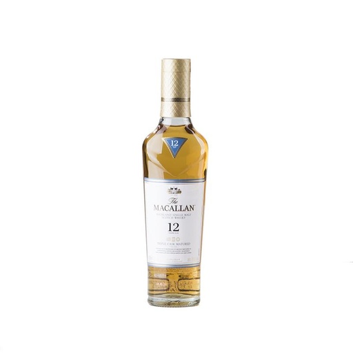 [WHI-03538] WHISKY THE MACALLAN 12 AÑOS TRPLCSCK 350 ML