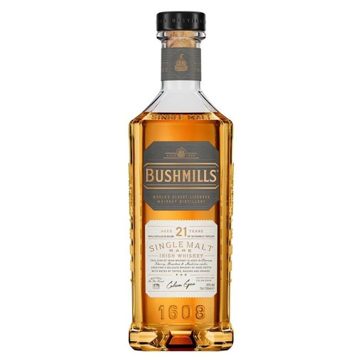 [WHI-03591] WHISKY BUSHMILLS MALT 21 AÑOS 750 ML