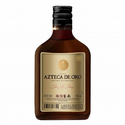 [BRA-03693] BRANDY BRANDY AZTECA DE ORO 200 ML