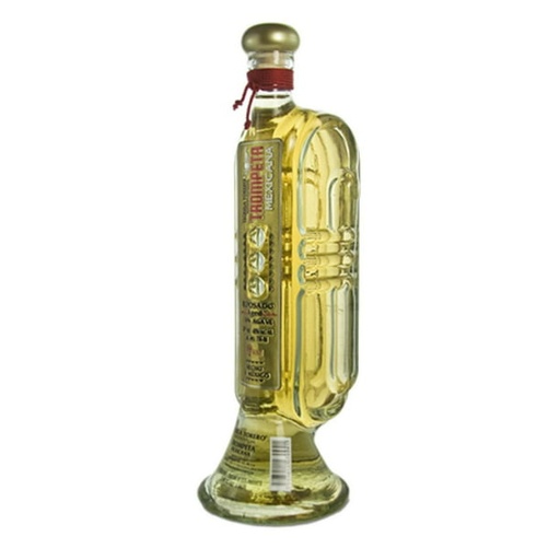 [TEQ-04004] TEQUILA MINI TROMPETA MEXICANA REPOSADO 50 ML