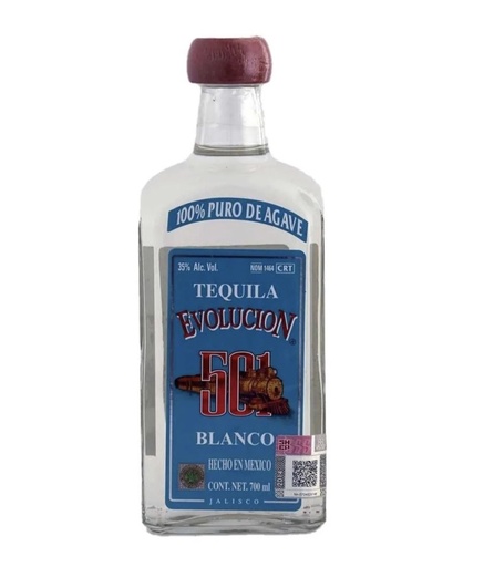 [TEQ-04024] TEQUILA EVOLUCION 501 BLANCO 200 ML